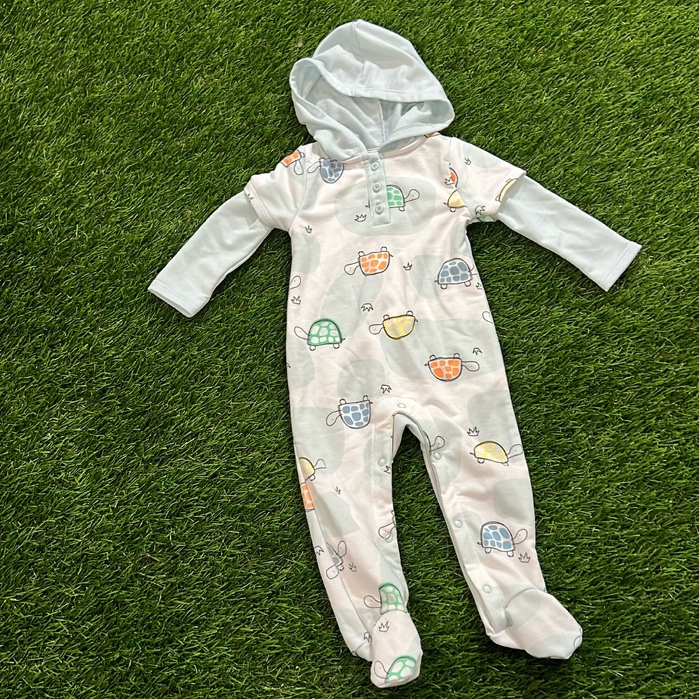 Lullaby Lane One Piece Footies with Hood